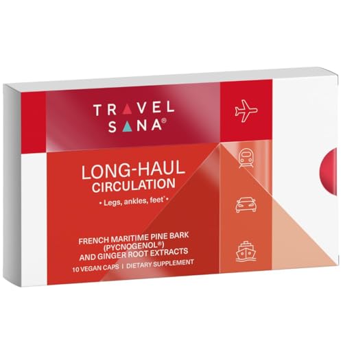 TRAVELSANA Long-Haul Circulation bottle with capsules