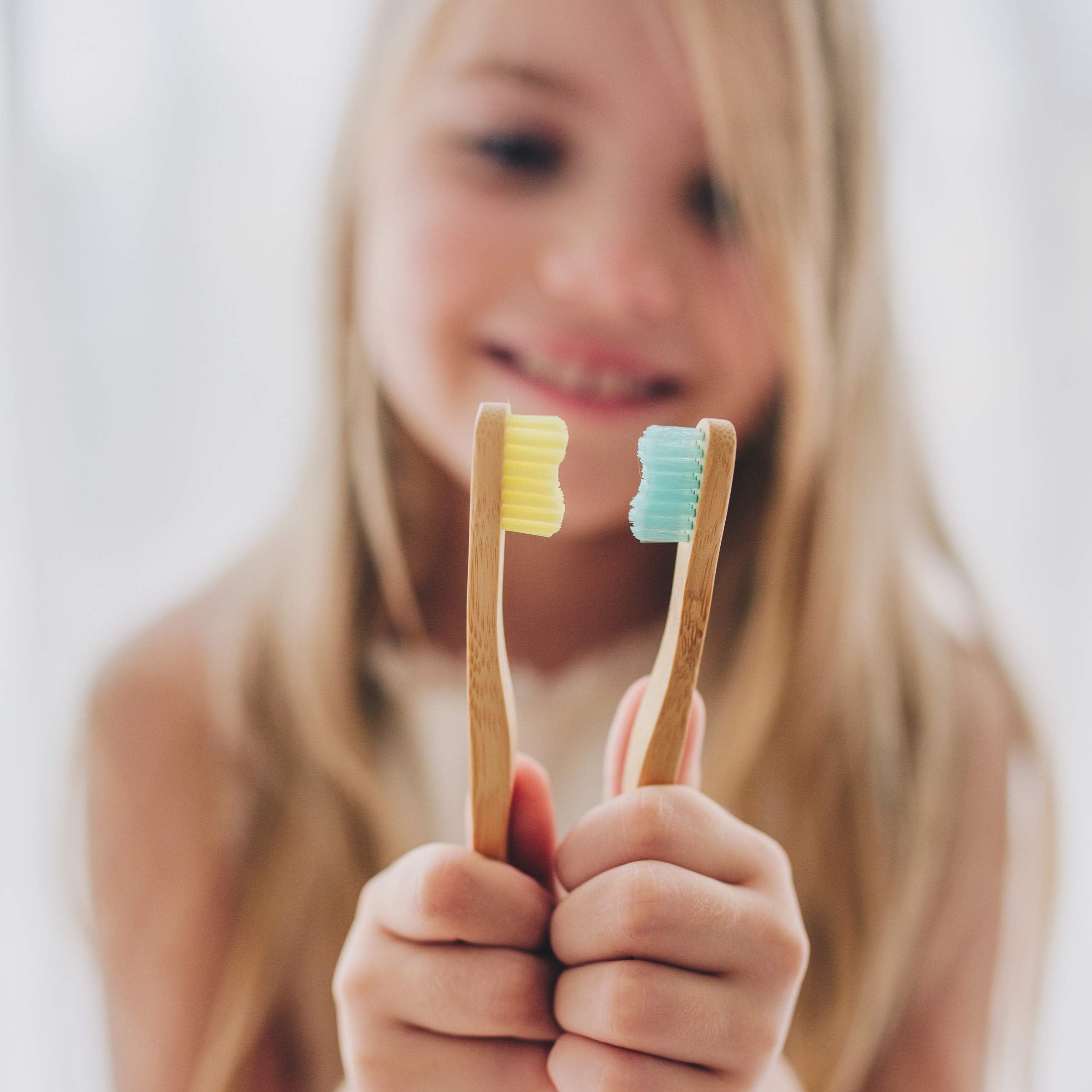 Gift-ready packaging for TreeBird kids bamboo toothbrush set