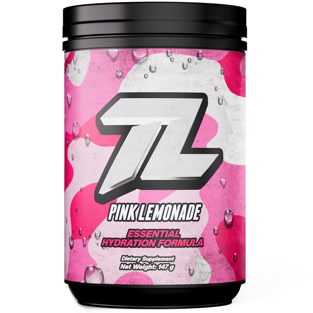 Treigning Lab Hydration Electrolyte Powder Pink Lemonade front label