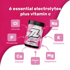 Treigning Lab Hydration Electrolyte Powder Pink Lemonade back label