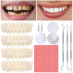 TrelaCo 35 Pcs Dentures DIY Repair Kit with dentures and tools
