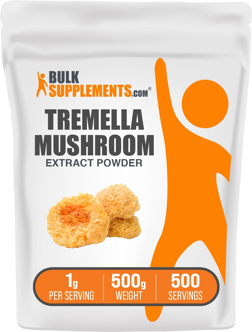 BulkSupplements Tremella Mushroom Extract 500g tub