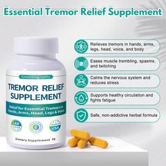 Supplement bottle label highlighting gluten-free, dairy-free and non-GMO features