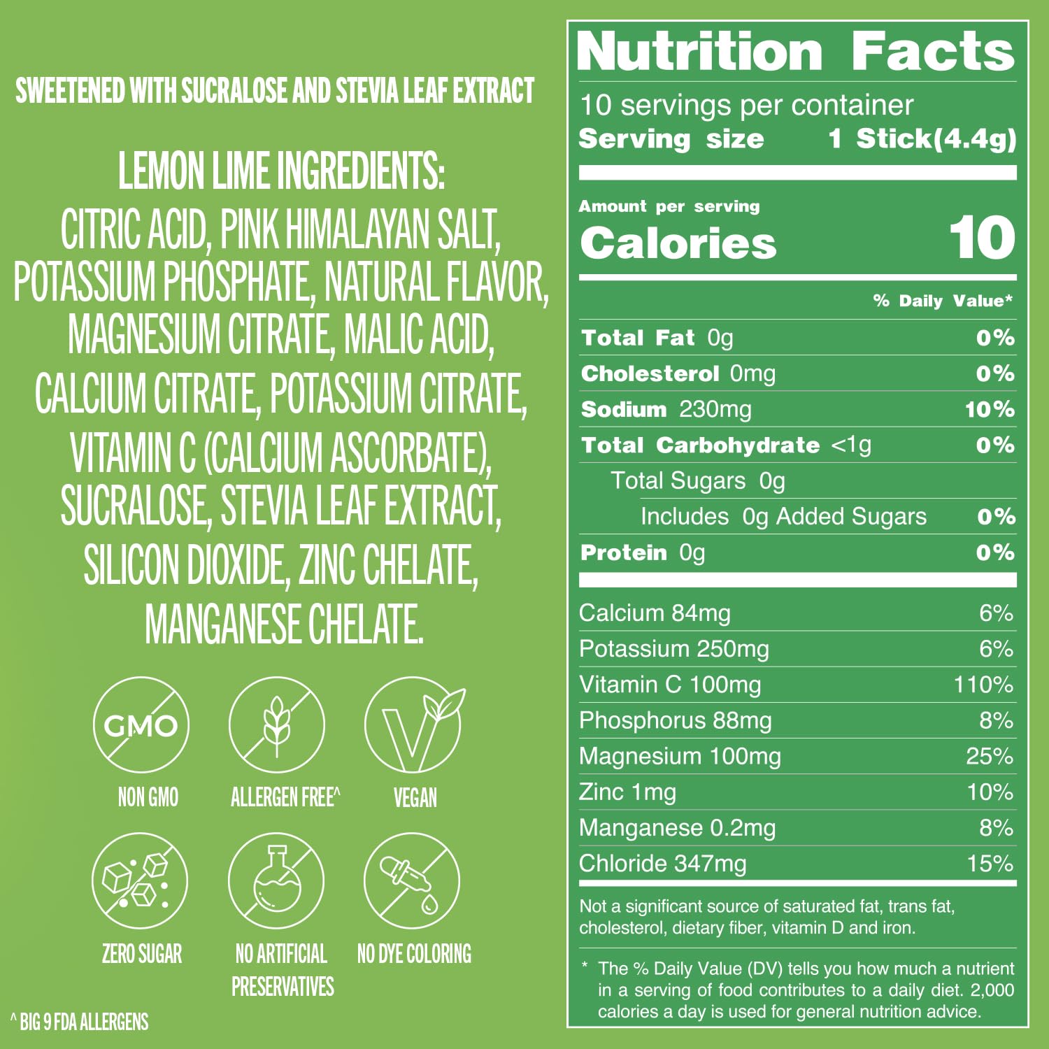 Vegan, Non-GMO, allergen-free TREVI labeling on box
