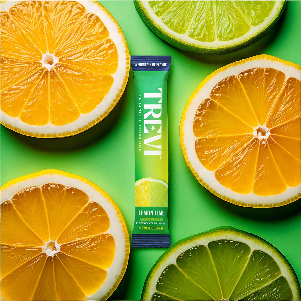 Single electrolyte powder stick for TREVI Lemon Lime