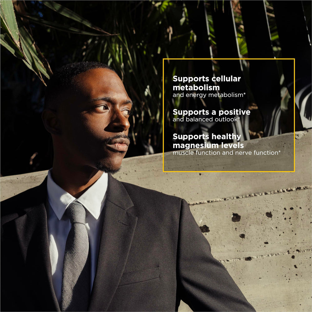 Tri-Magnesium bottle on a white background