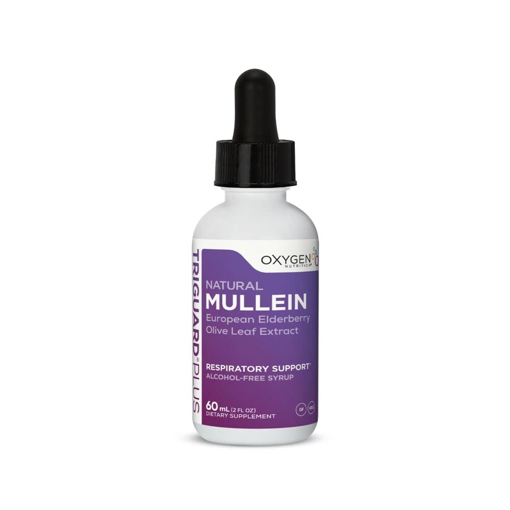 TriGuard MULLEIN Plus ingredients: Mullein extract, Elderberry extract, Olive leaf extract