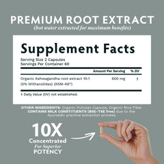 KSM-66 Ashwagandha root extract illustration
