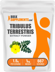 BulkSupplements Tribulus Terrestris Extract Powder in 1kg container