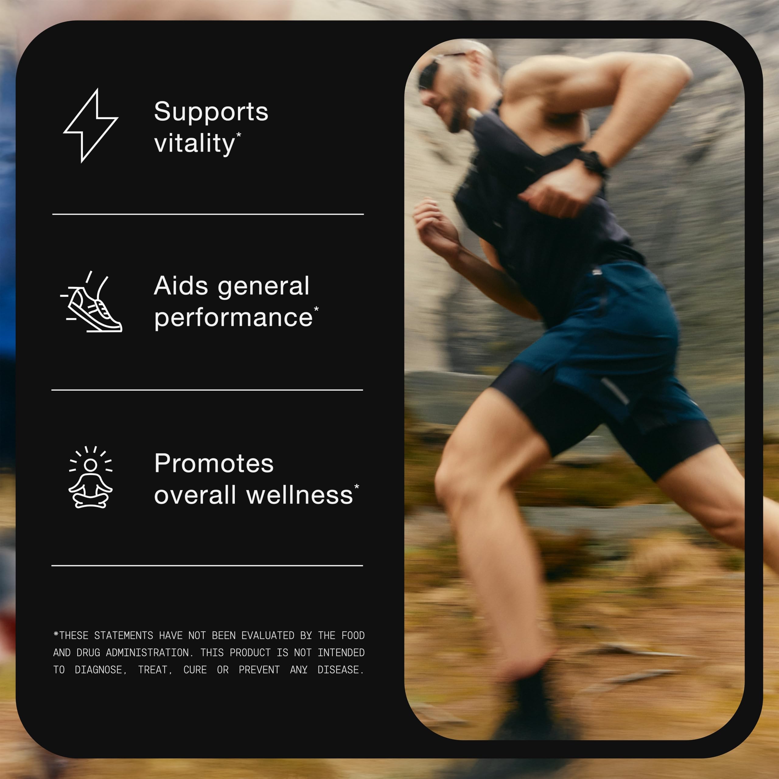 Product packaging highlighting 1300mg strength