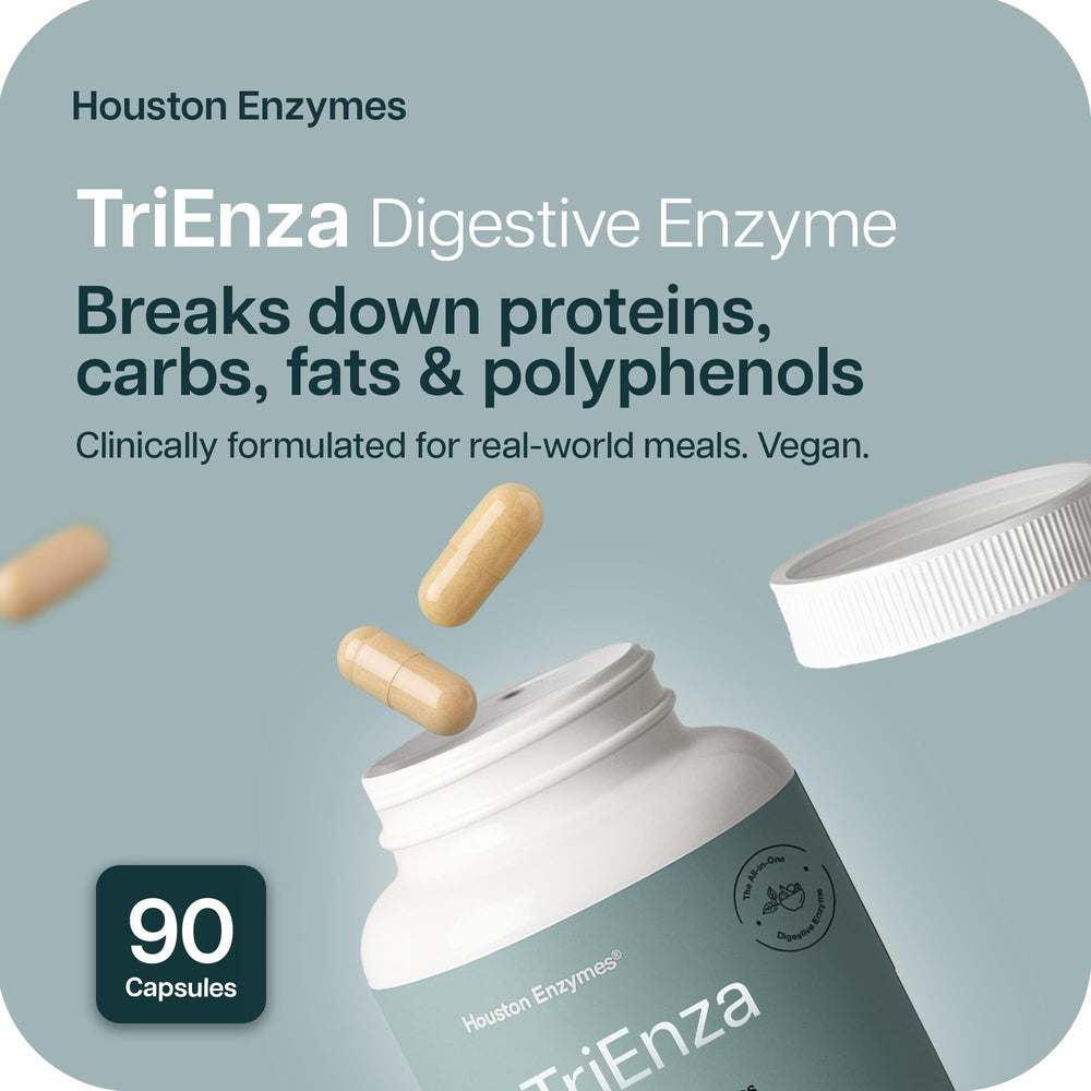 TriEnza Digestive Enzymes packaging