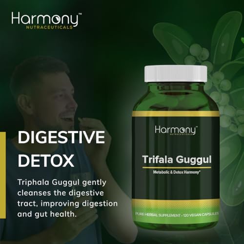 Close up of Trifala Guggul capsules