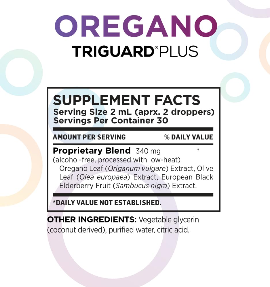 Elderberry extract used in Triguard Plus tincture