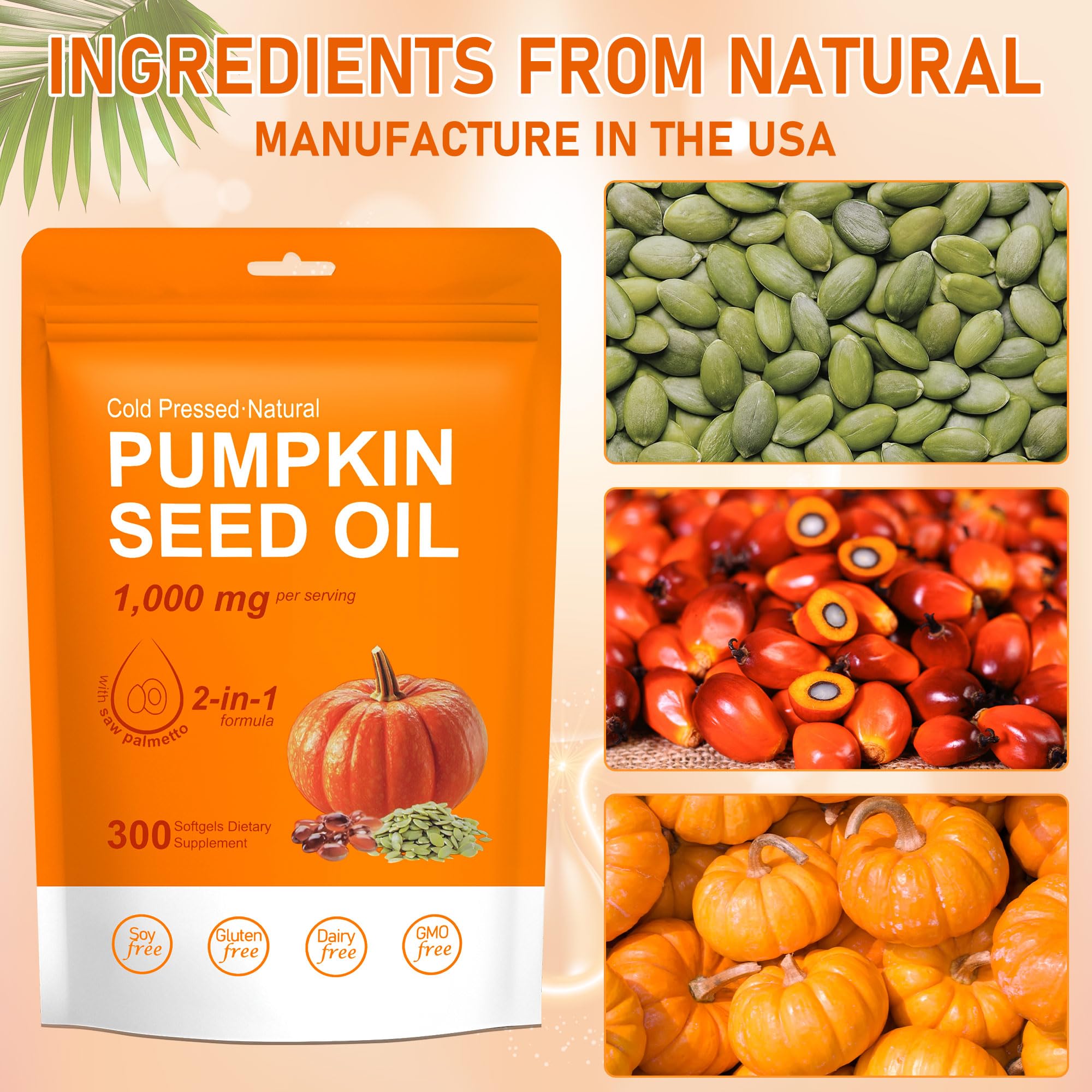 Cold-pressed pumpkin seed oil ingredients and nutrients