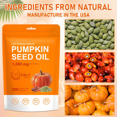 Cold-pressed pumpkin seed oil ingredients and nutrients