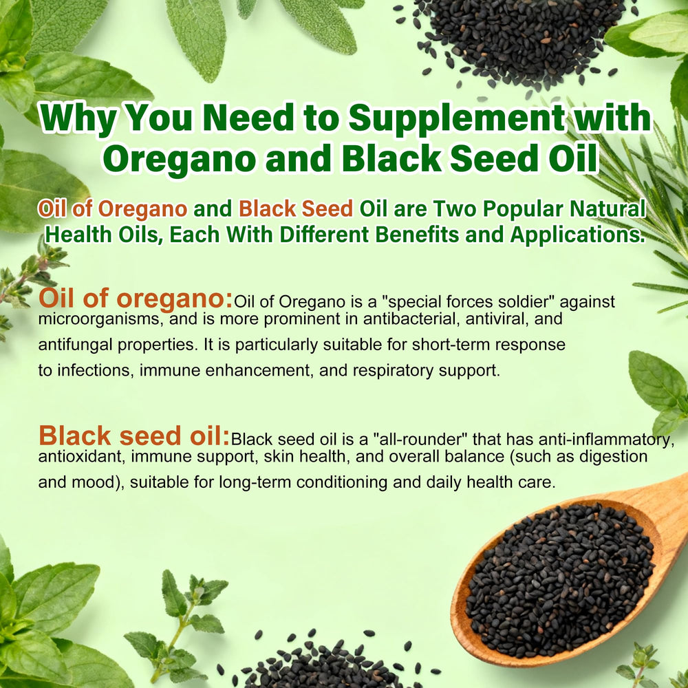 Nutrition facts and ingredients chart for Trihood oil blend