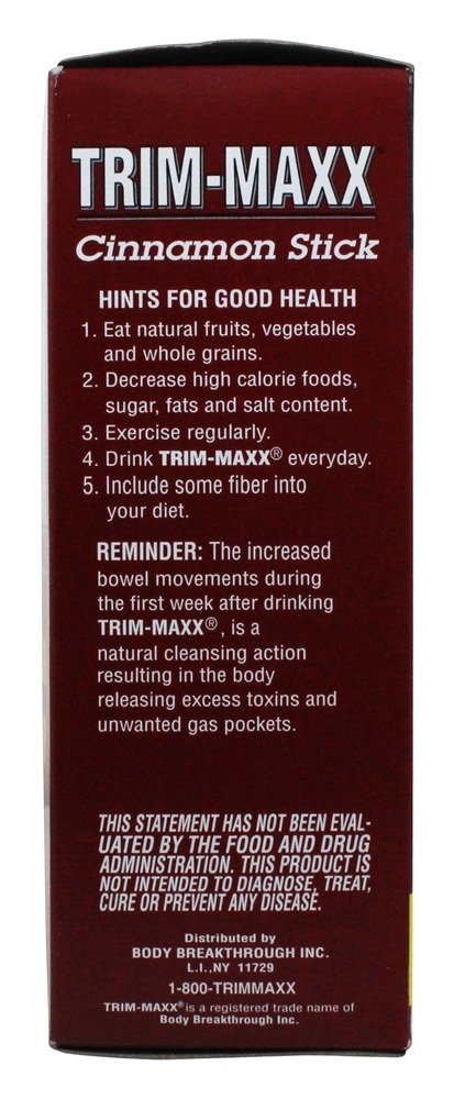 Cup of prepared Trim-Maxx Cinnamon Tea