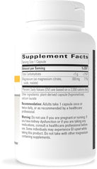 Tri-Magnesium bottle with supplement facts label