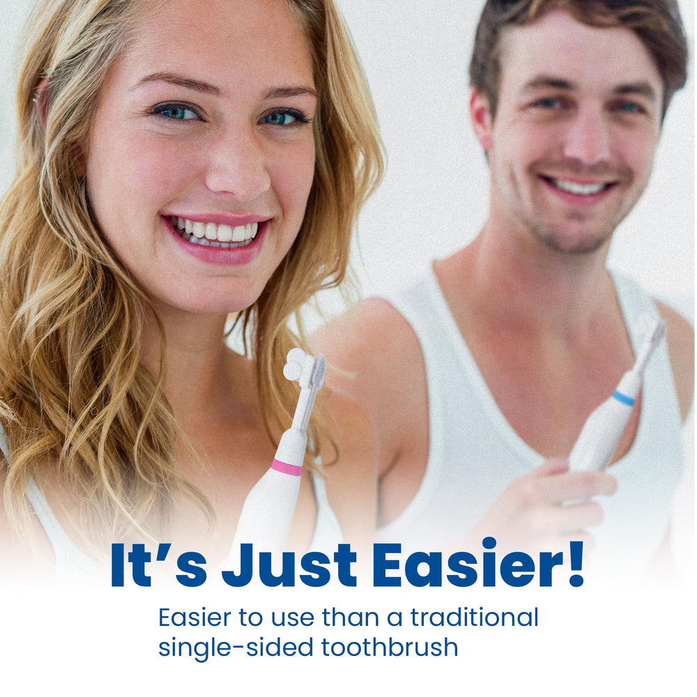 Charging indicator light on toothbrush handle