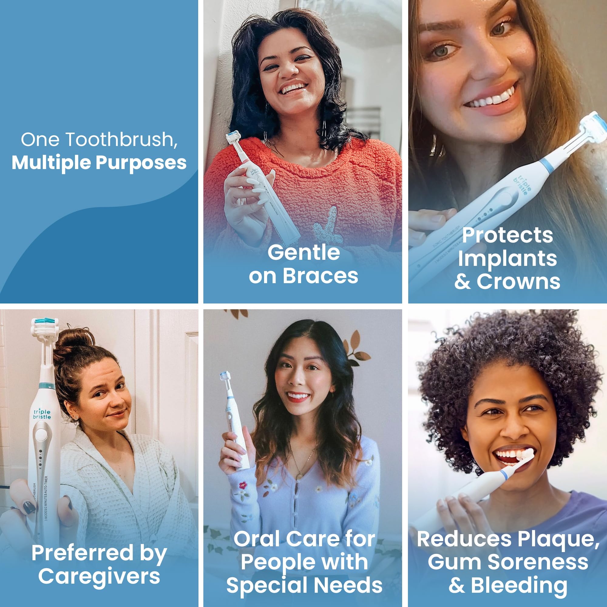 Dentist created and approved, 1-year warranty
