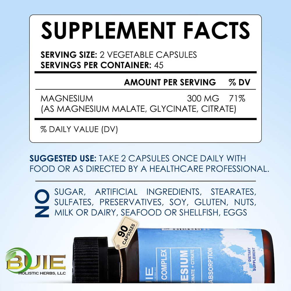 Benefits of magnesium glycinate, citrate and malate for muscle, metabolism, and heart health