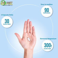 Label for Triple Complex Magnesium 300mg supplement