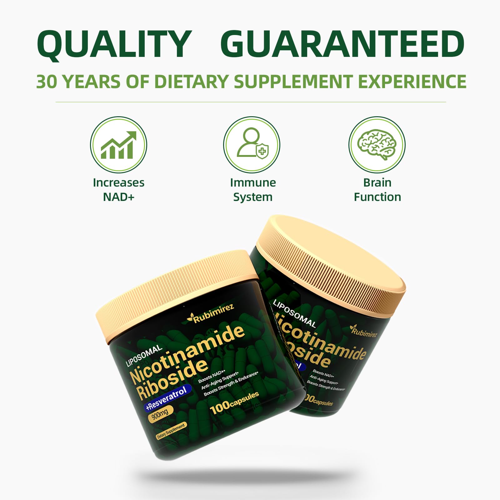 NAD+ precursor with antioxidants for cellular energy and healthy aging.