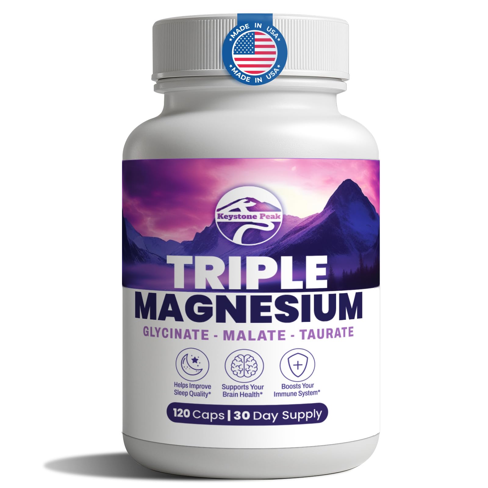 Triple Magnesium Complex bottle front view