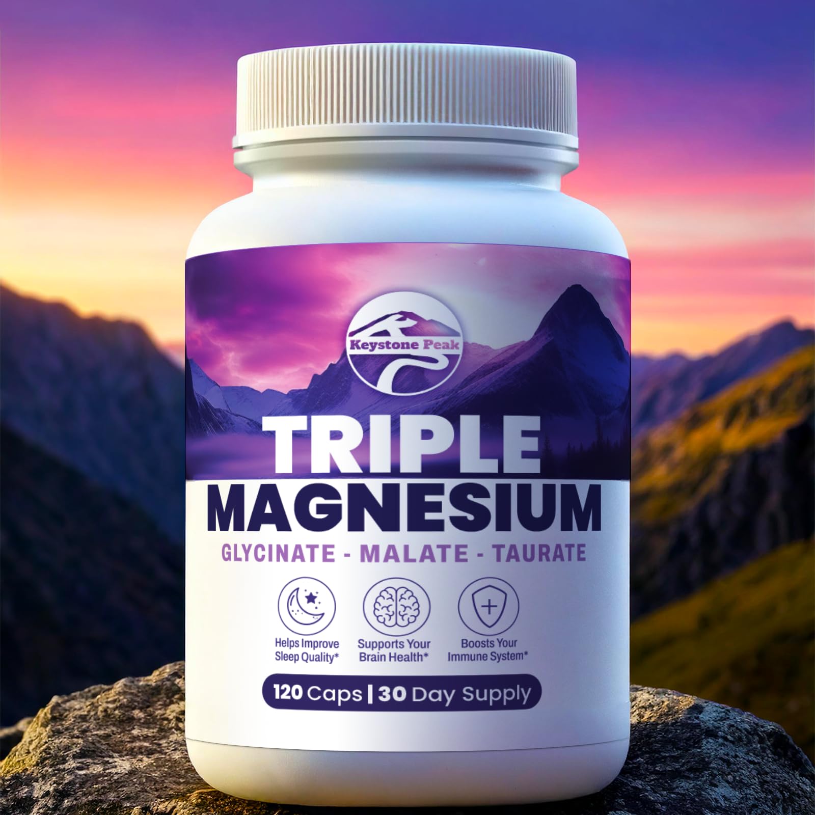 Daily wellness magnesium blend in use