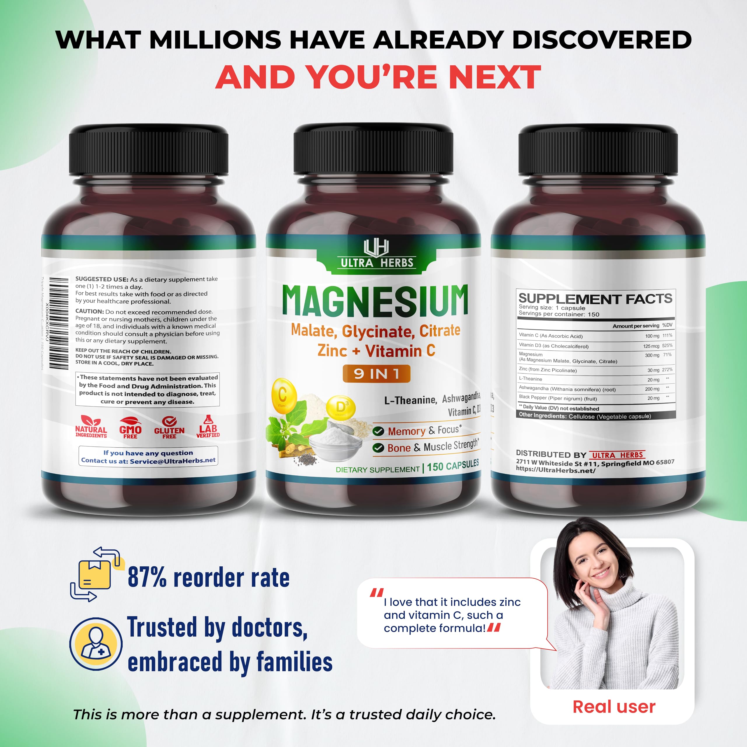 Made in USA quality with ISO 17025 testing badge