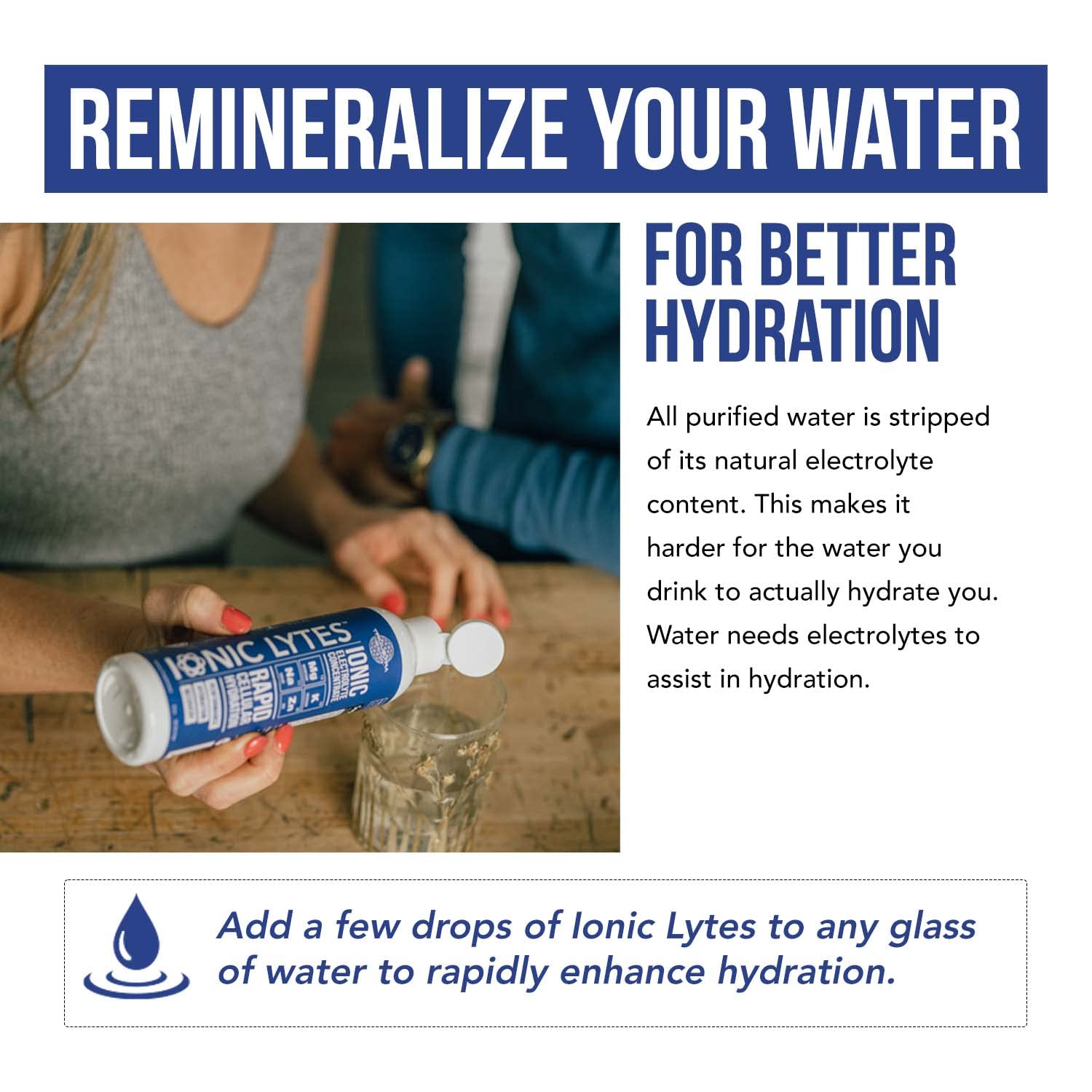 Triquetra Health Ionic Lytes ingredient sea minerals close-up emphasizing purified minerals