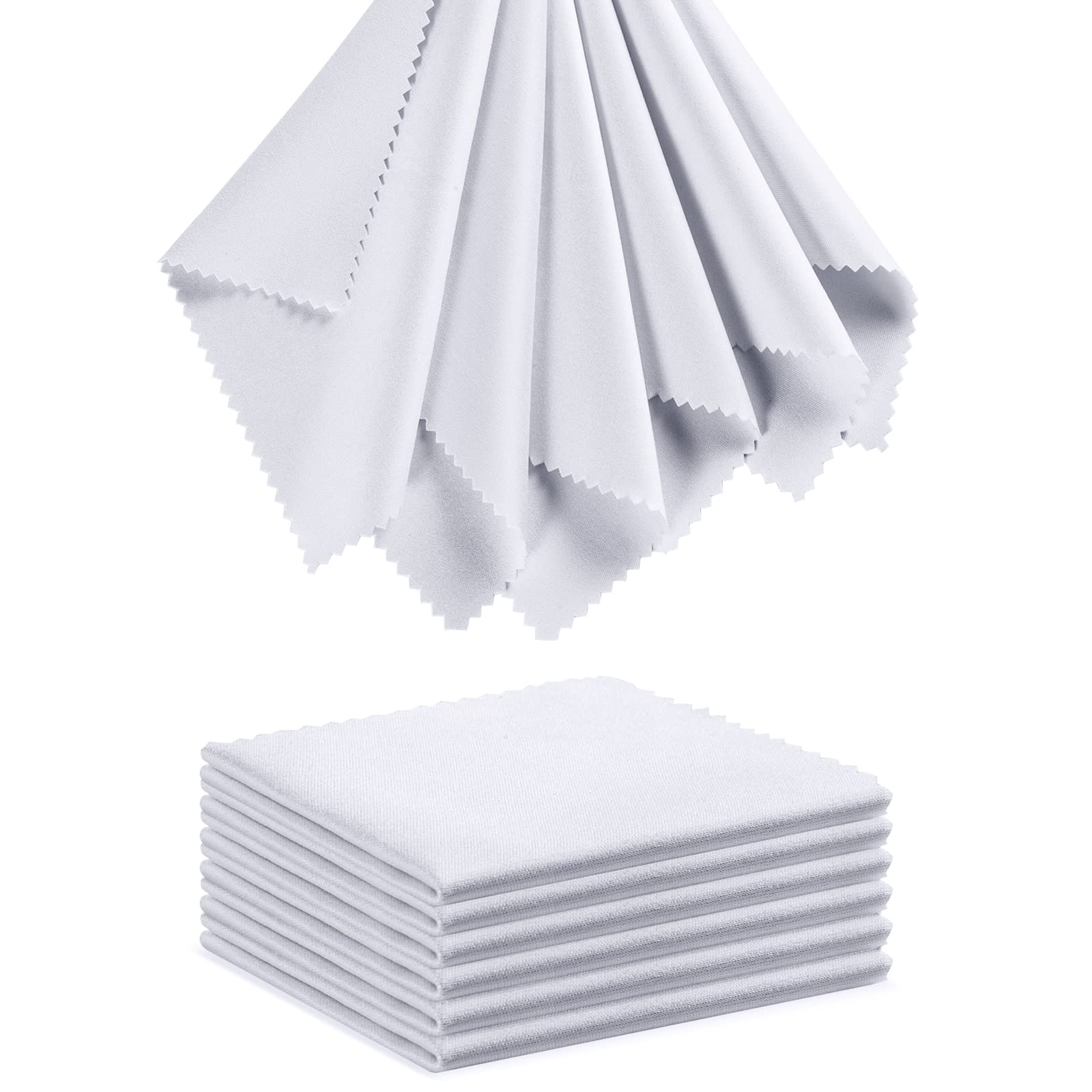 TRIUMPH VISION Eyeglass Cleaning Cloth 5x6 inches white