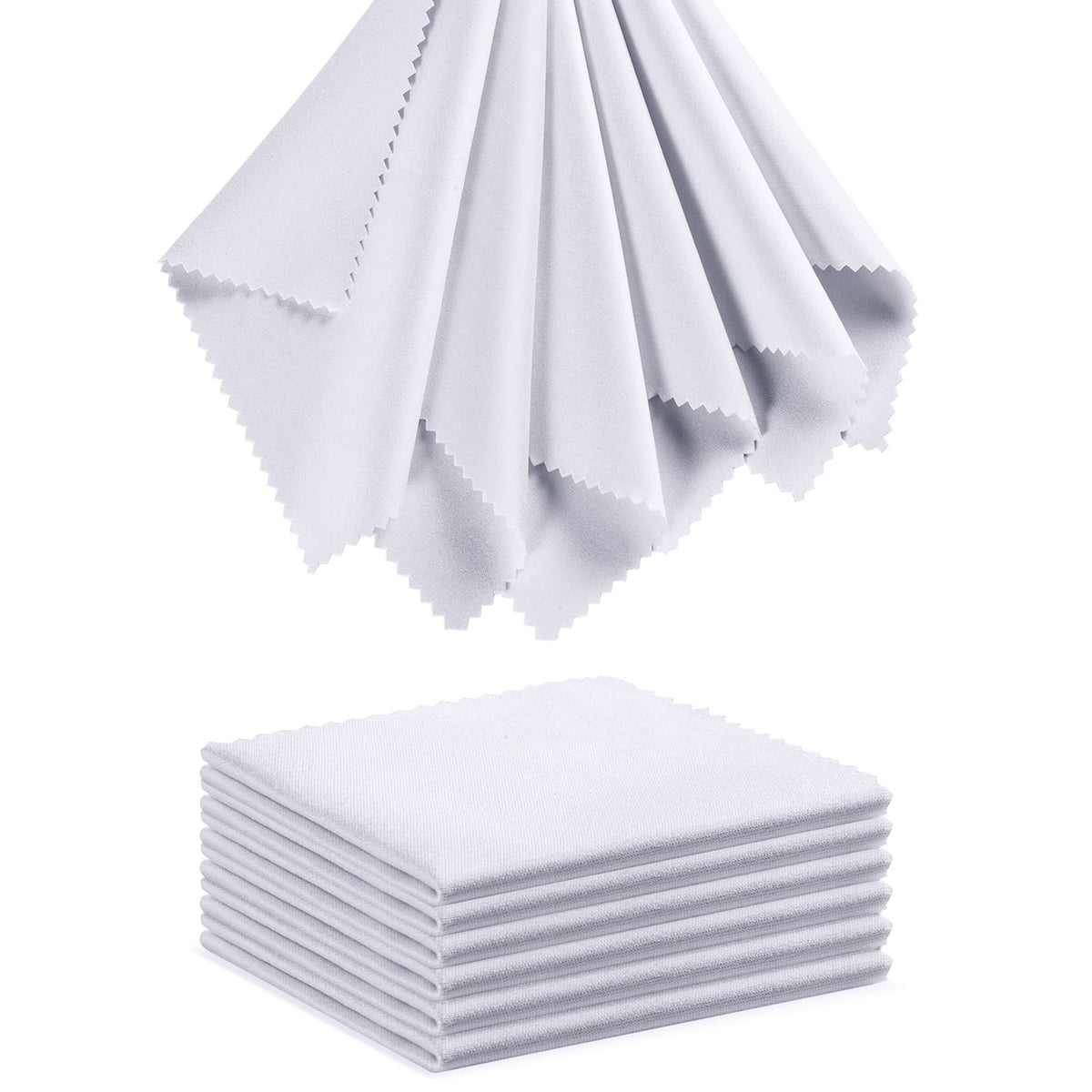 TRIUMPH VISION Eyeglass Cleaning Cloth 5x6 inches white