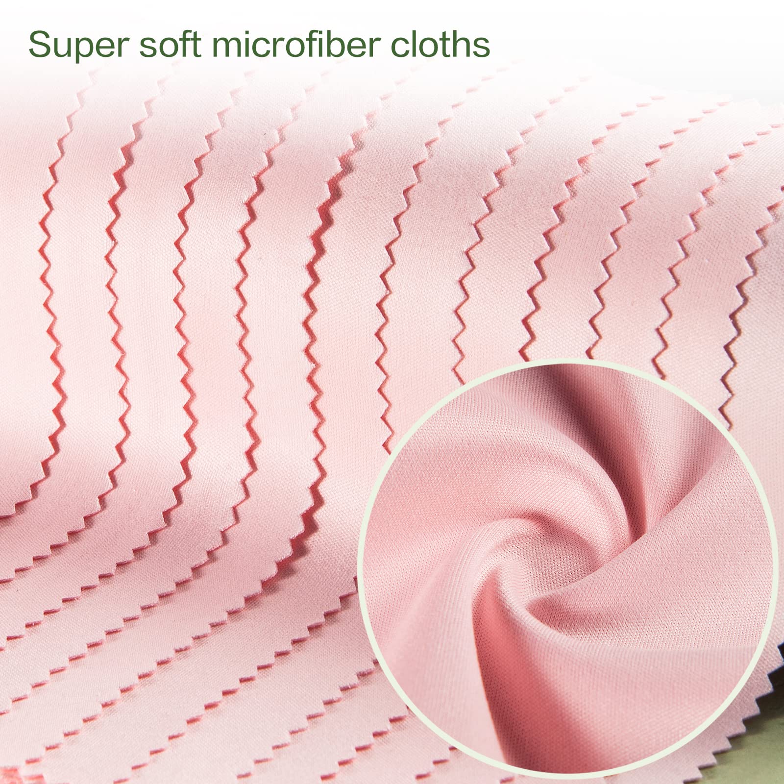 Soft lint-free cleaning cloth 5x6 inch for camera lenses and screens
