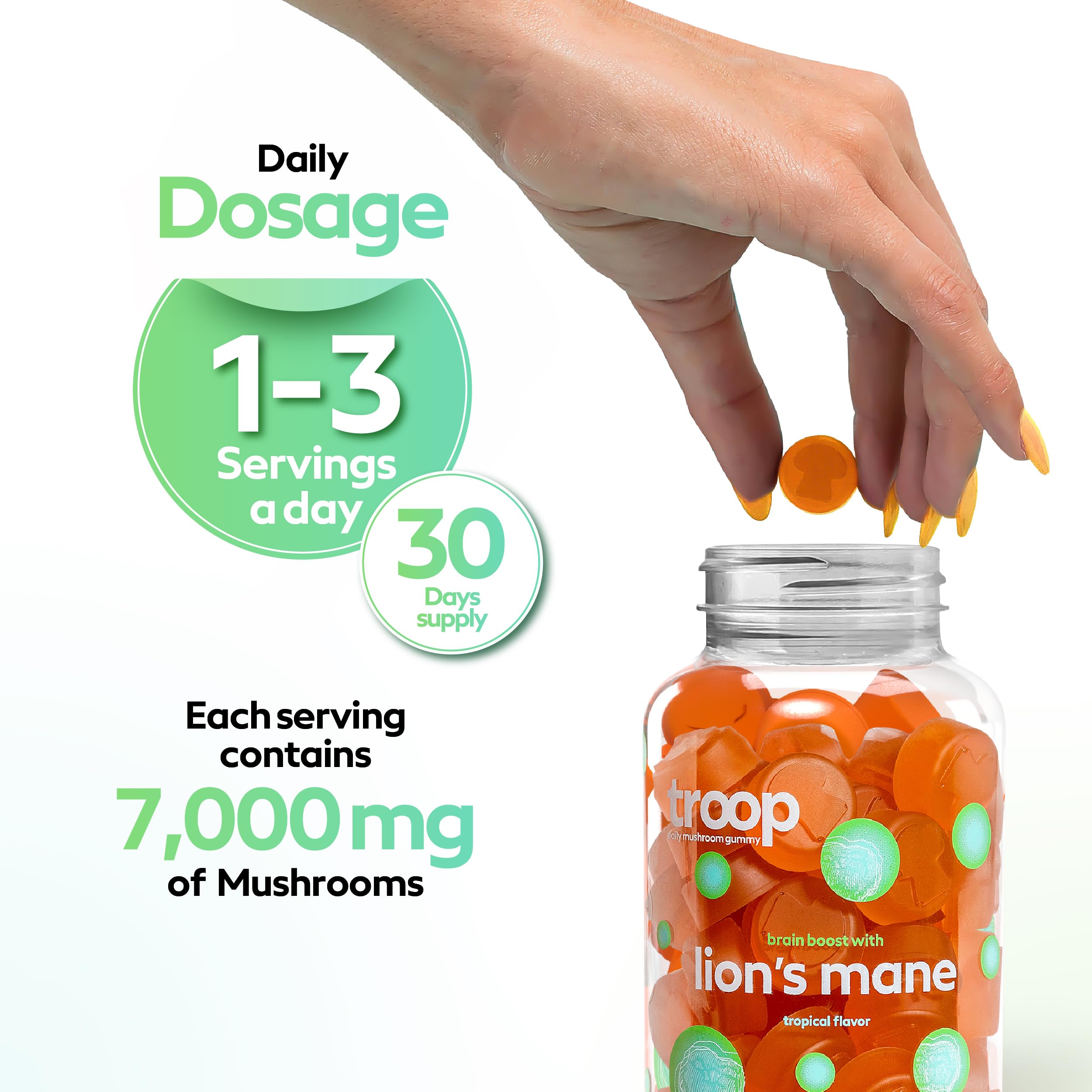 Gummies promoting immune health and energy