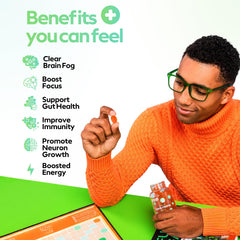 Lion’s Mane gummies supporting memory and cognition