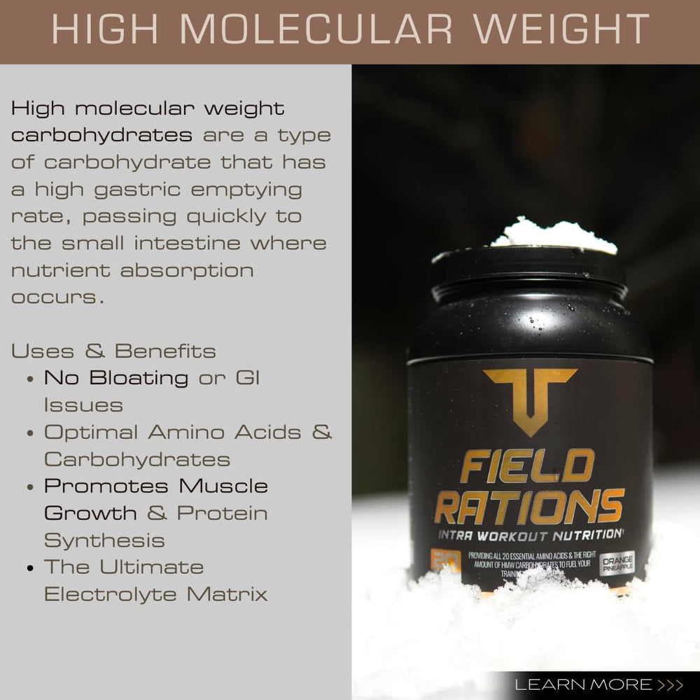 Troponin Field Rations endurance-athlete scene implies steady energy for long training blocks.