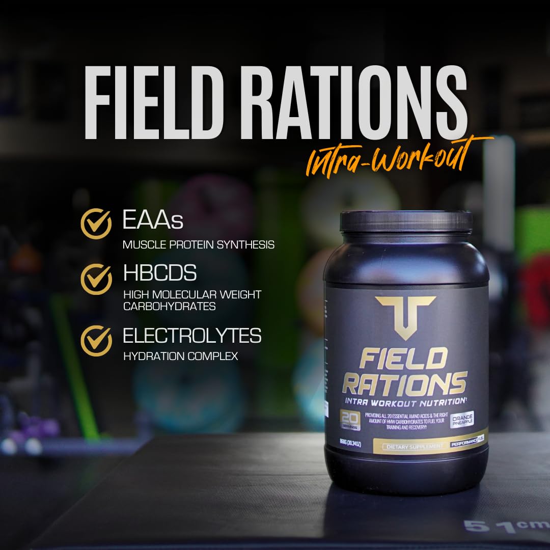 Troponin Field Rations postworkout-recovery depicts ready-for-recovery benefits after training.