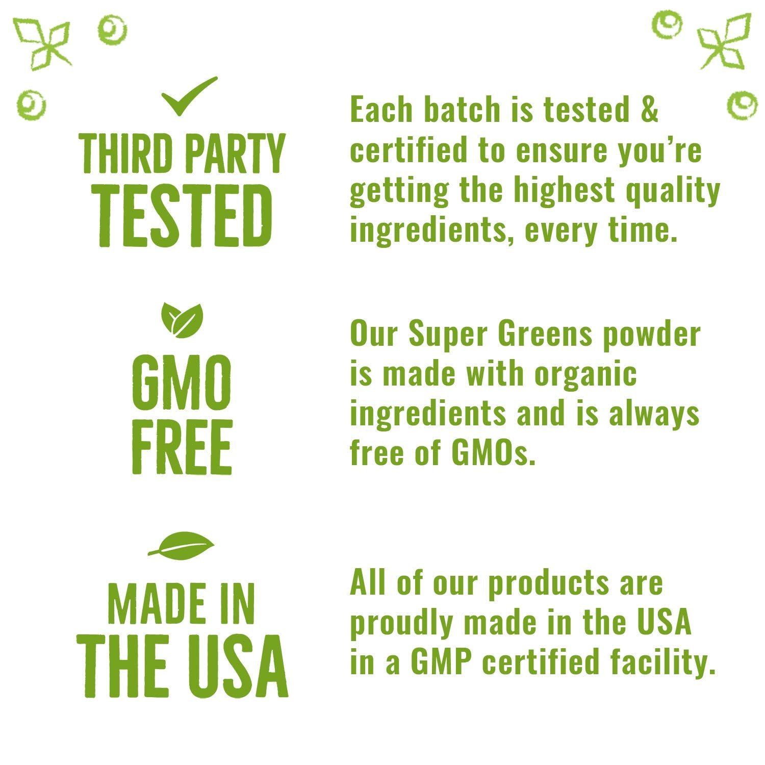 Probiotics in TruBaio greens powder