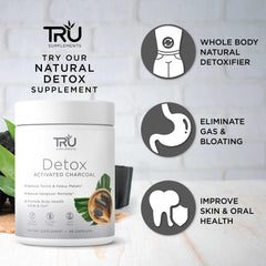 Vegan plant-based capsules for TRU Detox detox support