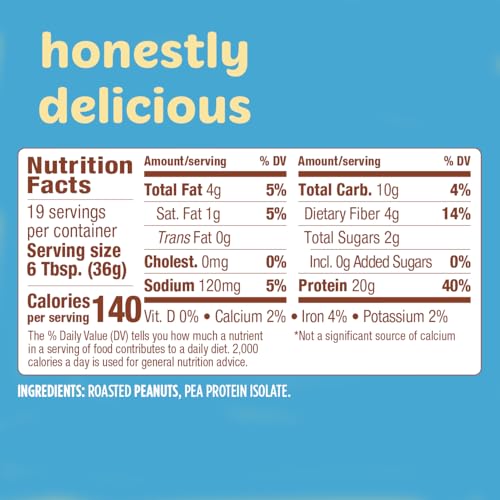 Tru-Nut Peanut Protein Powder blended into a smoothie for peanut flavor