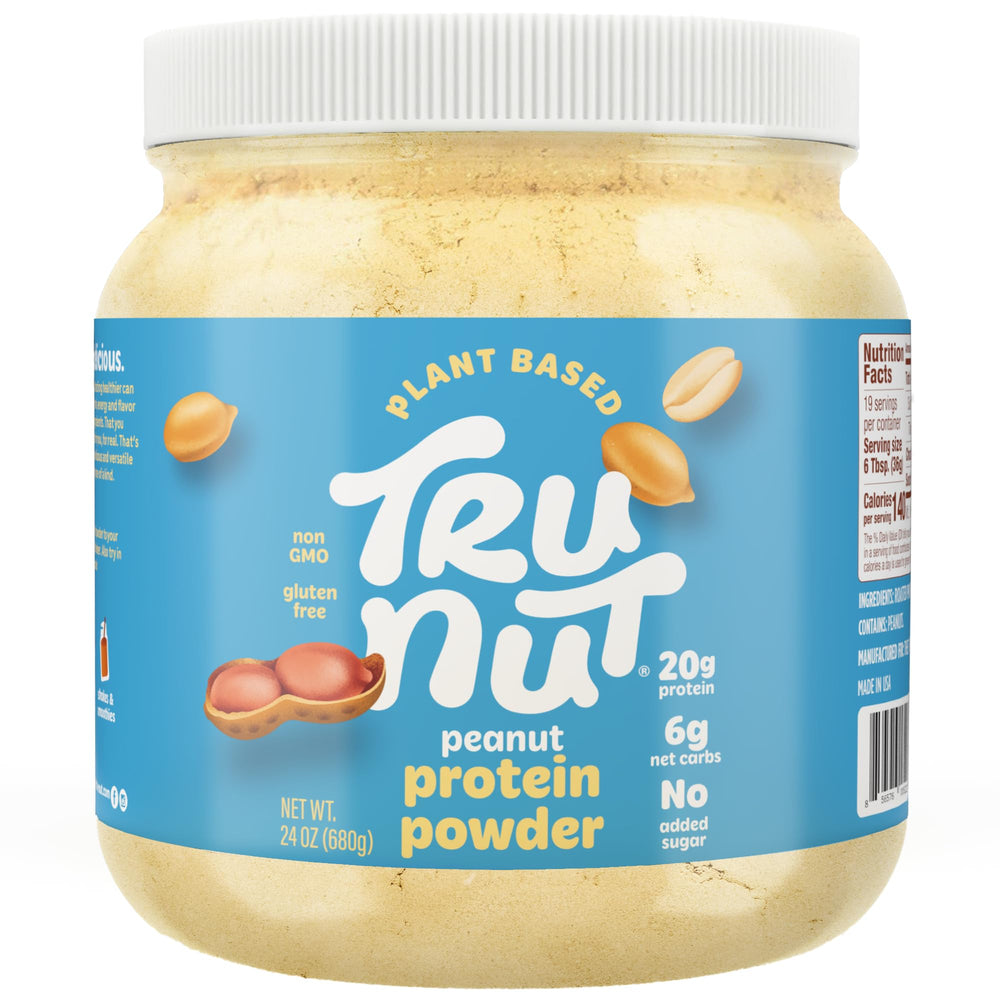 Tru-Nut Vegan Peanut Protein Powder front label