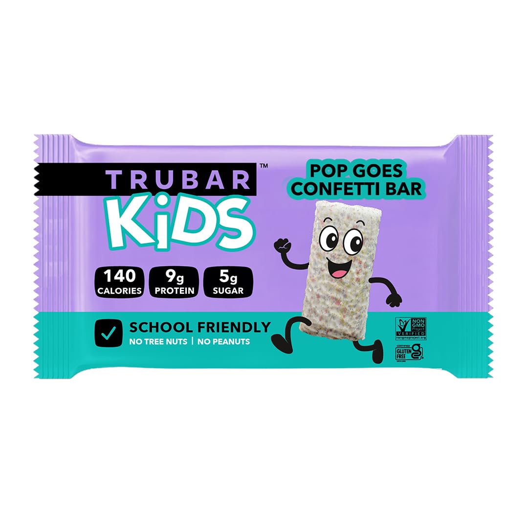 TRUBAR Pop Goes Confetti bar nutrition panel