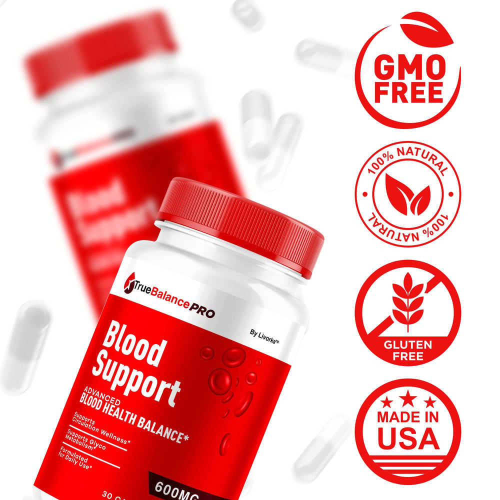 True Balance Blood Support Pro Glycogen capsules packaging