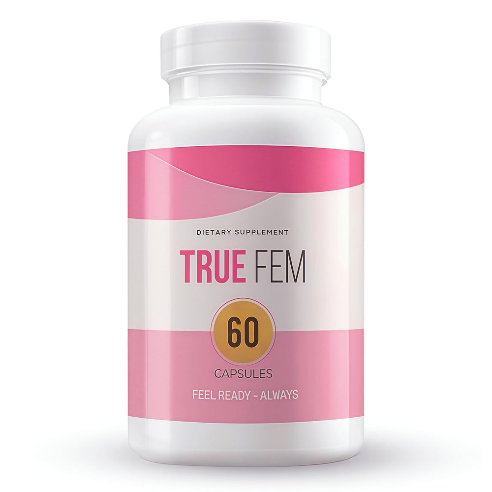 TRUE FEM 13-in-1 vitamin capsules, plant-based vegan formula