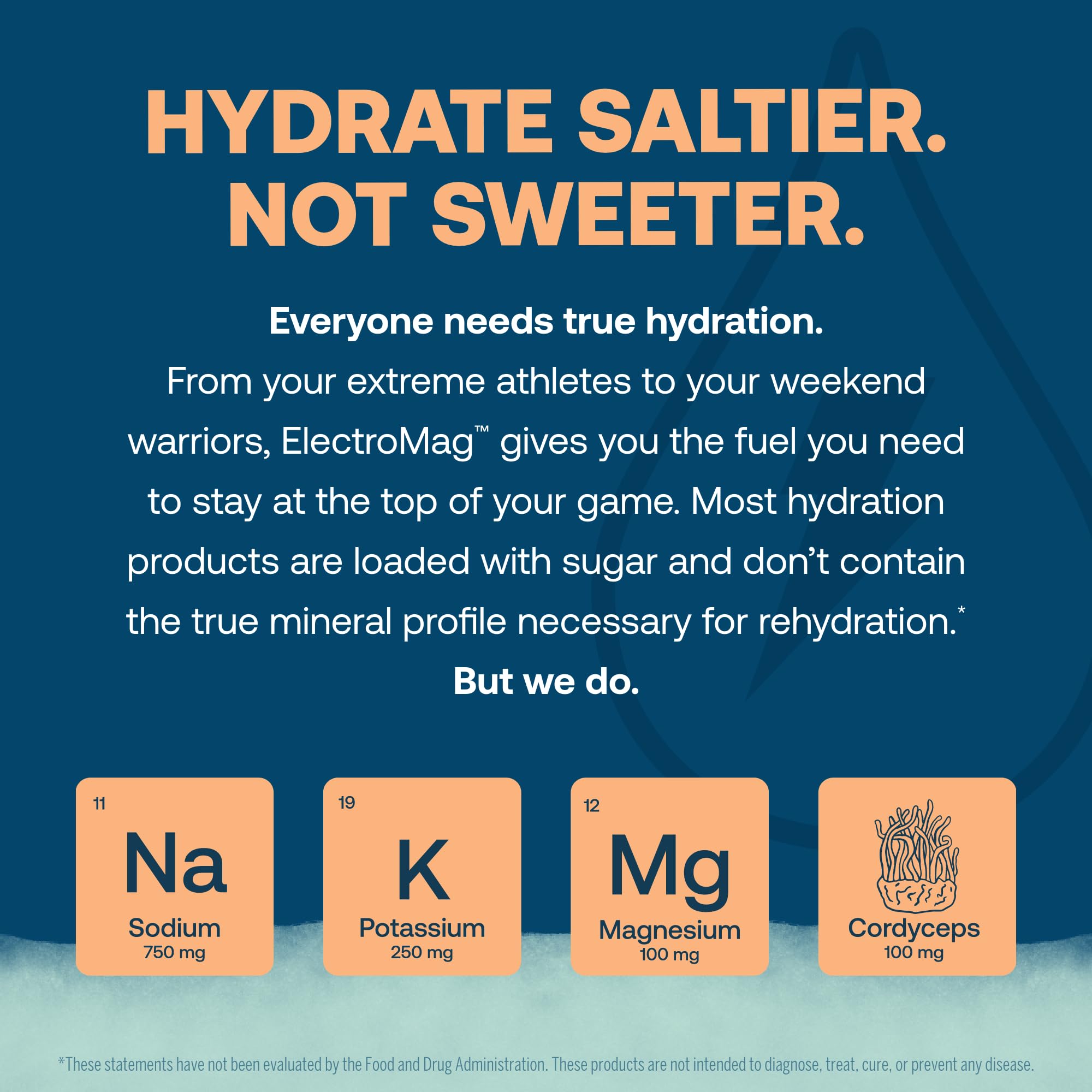 True Grace ElectroMag cordyceps ingredient detail supporting endurance during activity.