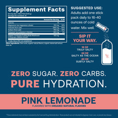 True Grace ElectroMag unwrapped stick showing portable, zero-sugar hydration solution.