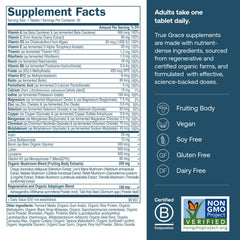 Close-up of fermented minerals and chelated minerals from whole foods