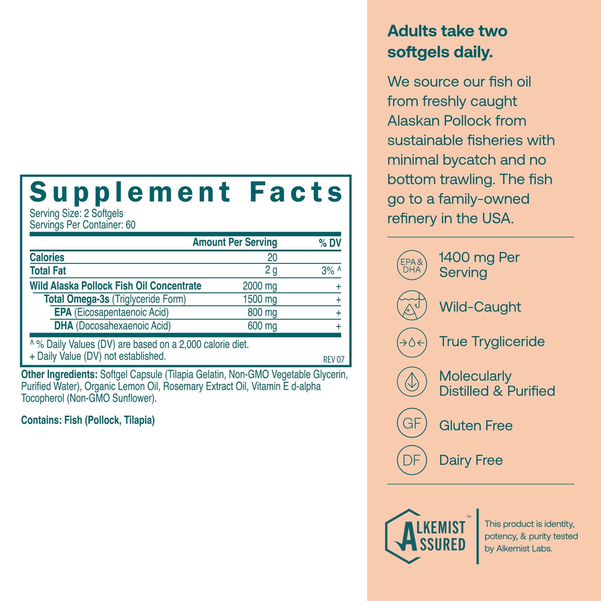 Alaskan Pollock source illustration for Omega-3