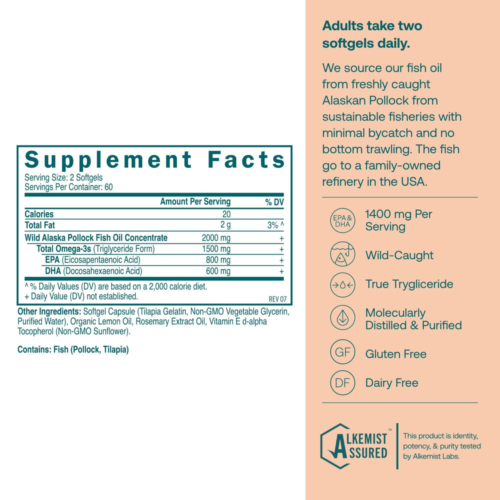 Alaskan Pollock source illustration for Omega-3